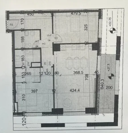 Tirane, shitet apartament 2+1 Kati 6, 138 m² 331.200 € (Komuna e Parisit)