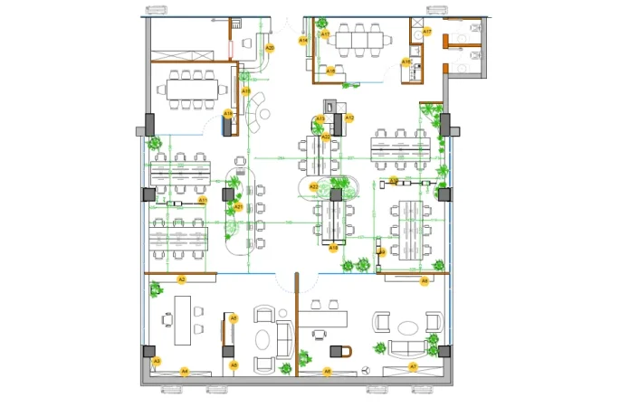 Tirane, shitet zyre Kati 1, 355 m² (delijorgj)