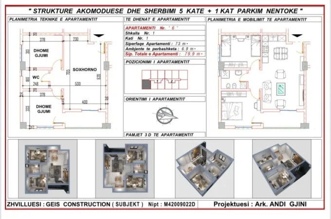 Seluna Rezidence – Ndërtim i ri në Malin e Robit, Golem - Shiten apartamente me planimetri perfekte 1+1 || 2+1 dhe Duplekse (prane Prestige Resort)