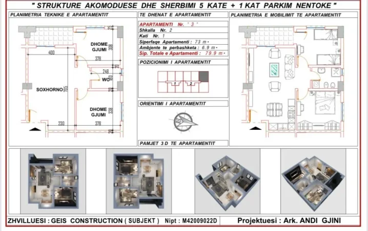 Seluna Rezidence – Ndërtim i ri në Malin e Robit, Golem - Shiten apartamente me planimetri perfekte 1+1 || 2+1 dhe Duplekse (prane Prestige Resort)