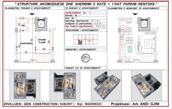 Seluna Rezidence – Ndërtim i ri në Malin e Robit, Golem - Shiten apartamente me planimetri perfekte 1+1 || 2+1 dhe Duplekse (prane Prestige Resort)