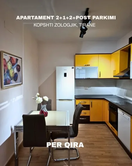 Tirane, jepet me qera apartament 2+1+Ballkon , 120 m² 800 € 