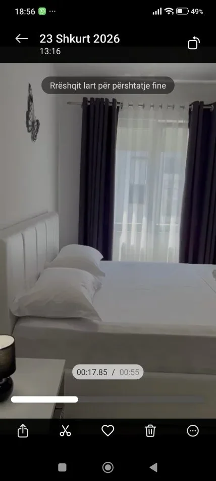 Tirane, jepet me qera apartament 2+1 Kati 6, 85 m² 700 € 