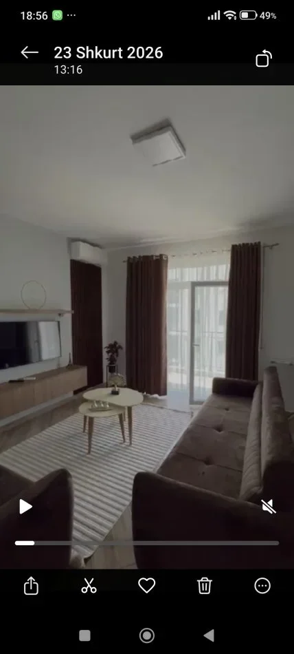Tirane, jepet me qera apartament 2+1 Kati 6, 85 m² 700 € 