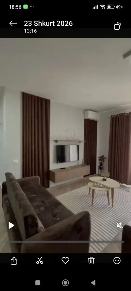 Tirane, jepet me qera apartament 2+1 Kati 6, 85 m² 700 € 