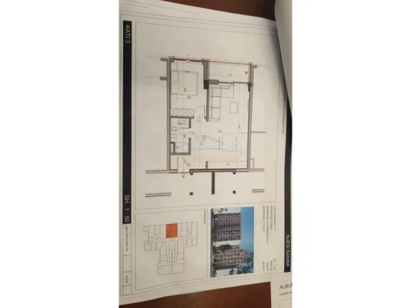 Tirane, shitet apartament 1+1 Kati 3, 67 m² 173.000 € (Pazari i Ri)