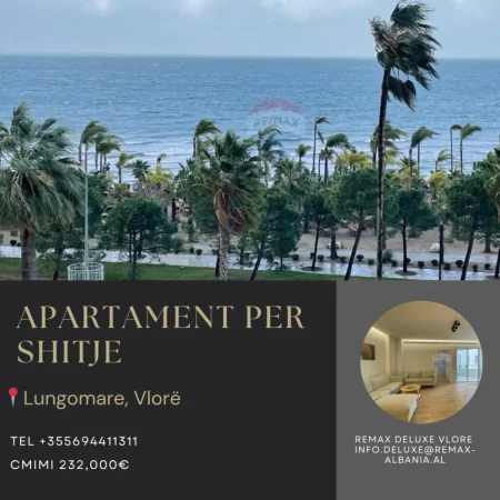 Vlore - Lungomare, shitet apartament 2+1 Kati 4, 73 m² 232.000 € (Rruga Dhimitër Konomi, Vlore)