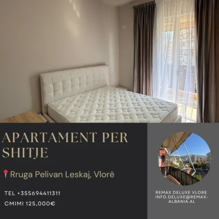 Vlore, shitet apartament 1+1 , 51 m² 125.000 € (Skelë, Vlorë)