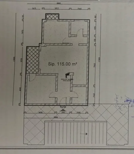 Tirane, shitet apartament 2+1 Kati 4, 115 m² 140.000 € (MEZEZ FUSHE)