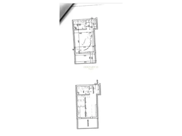 Tirane, shes garsonier 1+1 Kati 6, 40 m² 58.000 € (spitali Amerikan 2)
