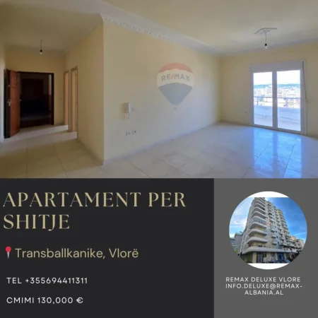 Vlore, shitet apartament 2+1 Kati 12, 104 m² 130.000 € (Rruga Gjergj Ksatrioti, Vlore)