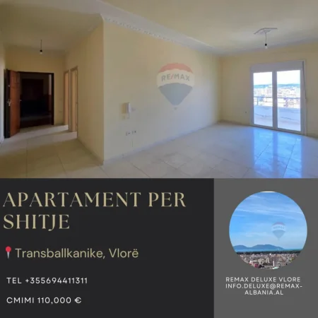 Vlore, shitet 1+1 Kati 12, 88 m² 110.000 € (Rruga Gjergj Kastrioti (Transballkanike), Vlorë)