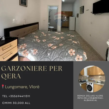 Vlore, jepet me qera garsonier 1+1 Kati 0, 30 m² 311 € (Lungomare, Vlore)