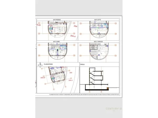 Tirane, shitet Vile 3+1+Aneks+Ballkon Kati 3, 234 m² 409.200 € (Farke)