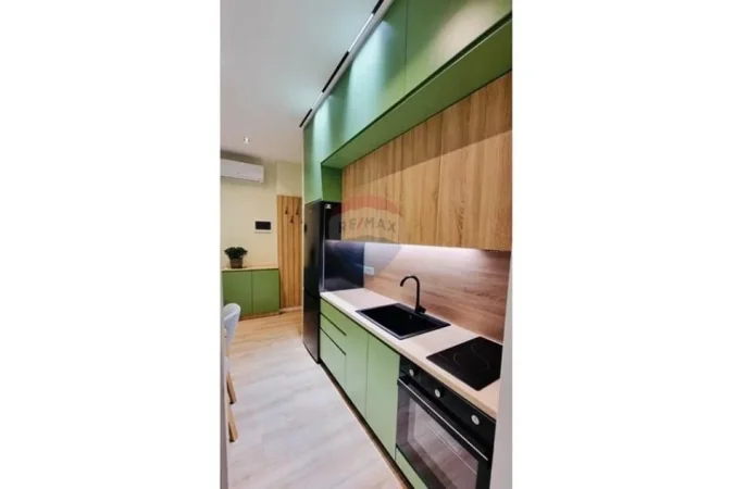 Tirane, jepet me qera apartament 1+1+Ballkon Kati 4, 55 m² 650 € (Myslym Shyri)