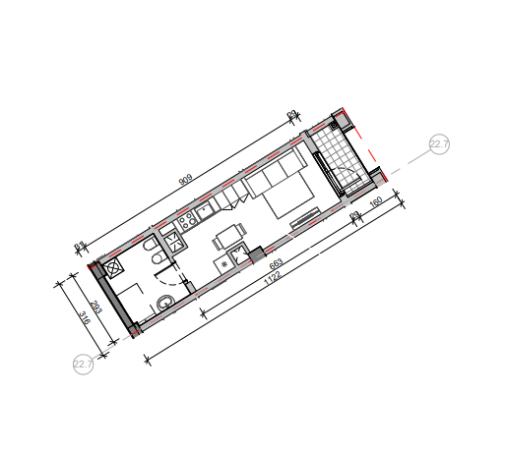 Tirane, shes garsonier Kati 1, 39 m² 42.000 Euro (Rruga Pasho Hysa)