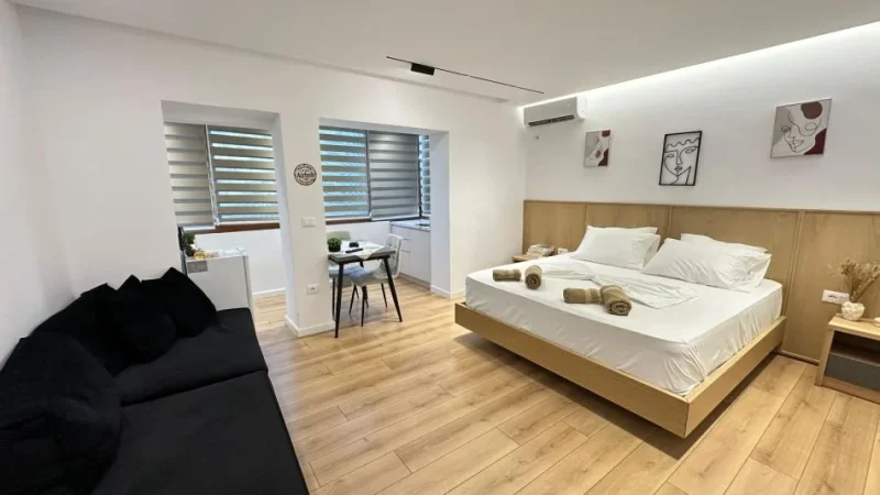 Tirane, jepet me qera garsonier Kati 3, 520 € (Mine Peza)