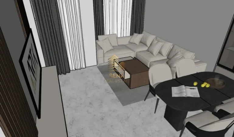 Tirane, jepet me qera apartament 2+1+Ballkon Kati 6, 100 m² 750 € (Rruga Dritan Hoxha, AURA Kompleks)