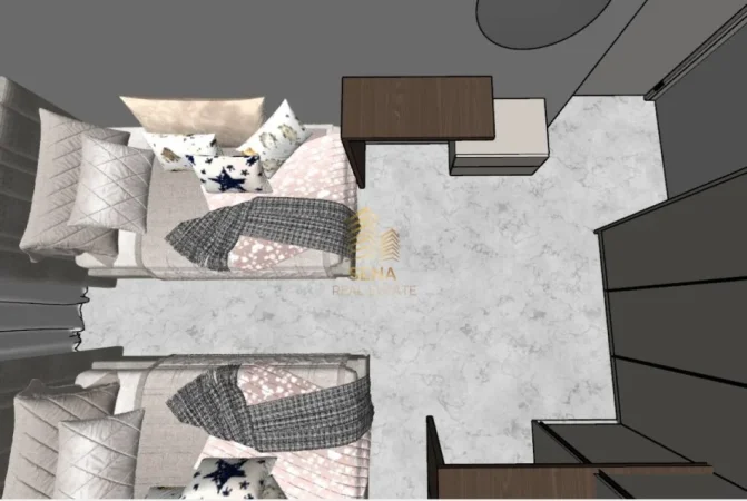 Tirane, jepet me qera apartament 2+1+Ballkon Kati 6, 100 m² 750 € (Rruga Dritan Hoxha, AURA Kompleks)