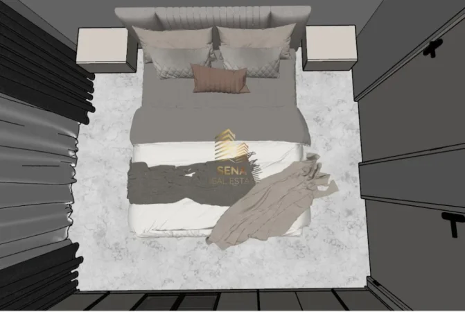 Tirane, jepet me qera apartament 2+1+Ballkon Kati 6, 100 m² 750 € (Rruga Dritan Hoxha, AURA Kompleks)