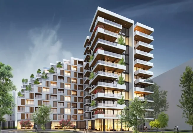 Vlore, shitet apartament 2+1 Kati 3, 124 m² 273.416 € (VLORE, L;PAVARESIA Perball me Hotel Internacional)