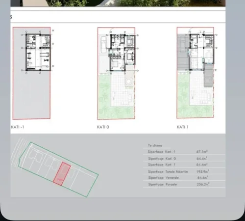 Tirane, shitet Vile 3 Katshe , 256 m² 570.000 € (TEG)
