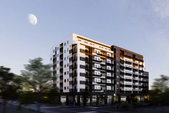 Tirane, shitet apartament 1+1+Ballkon Kati 1, 