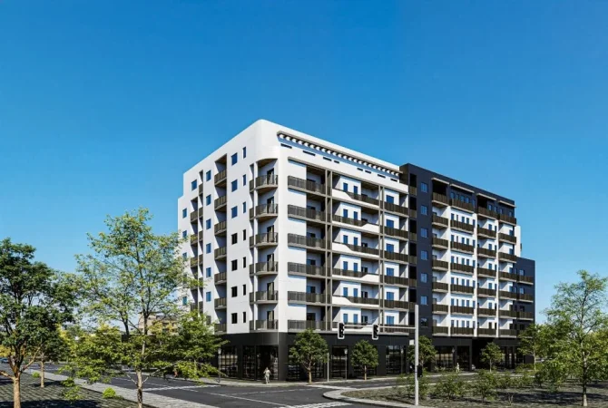 Tirane, shitet apartament 1+1+Ballkon Kati 1, 