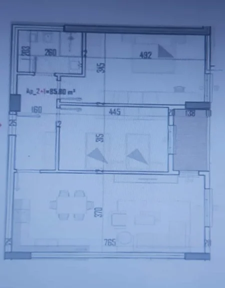 Tirane, shes apartament 2+1 Kati 4, 100 m² 76.000 € (Kamez)