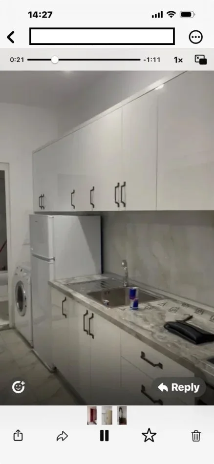 Tirane, jepet me qera shtepi 1+1+Ballkon Kati 0, 76 m² 350 € (ne rrugen Njazi Meka Allias Tirane)