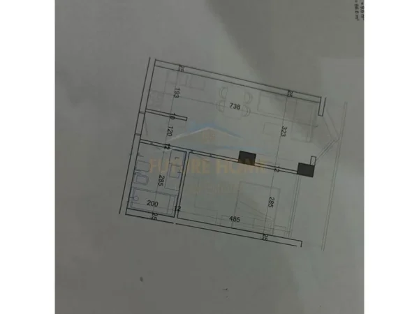 Tirane, shitet apartament 1+1 Kati 6, 66 m² 113.300 € (Viva 3 Residence)