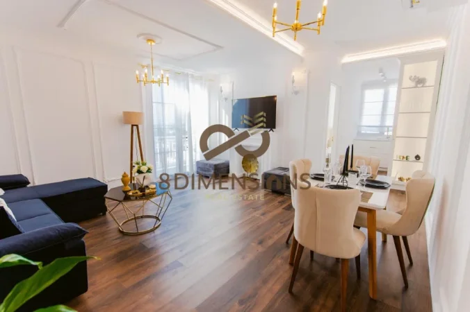 Tirane, jepet me qera apartament 1+1+Ballkon Kati 9, 75 m² 600 € (Astir Vila L)