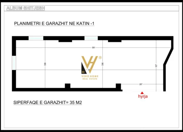 Tirane, shitet garazh | post parkimi Kati -1, 35 m² 35.000 € (KOMUNA E PARISIT)