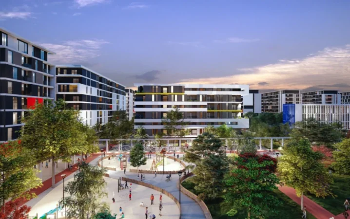 Tirane, shitet apartament 1+1+Ballkon Kati 4, 54 m² 65.000 € (Univers City)