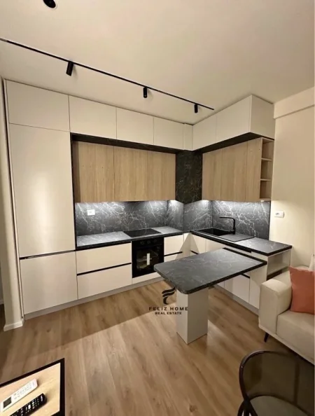 Tirane, jepet me qera apartament 1+1 Kati 7, 55 m² 550 € (ALI DEMI)