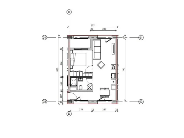 Tirane, shitet apartament 1+1 Kati 3, 65 m² 122.000 € (ALI DEMI TIRANE)