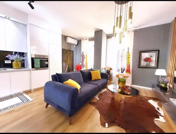 Tirane, jepet me qera apartament 1+1 Kati 6, 77 m² 800 € 