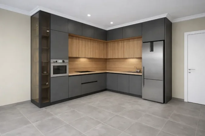 Tirane, jepet me qera apartament 1+1 Kati 8, 68 m² 300 € (Kamez)