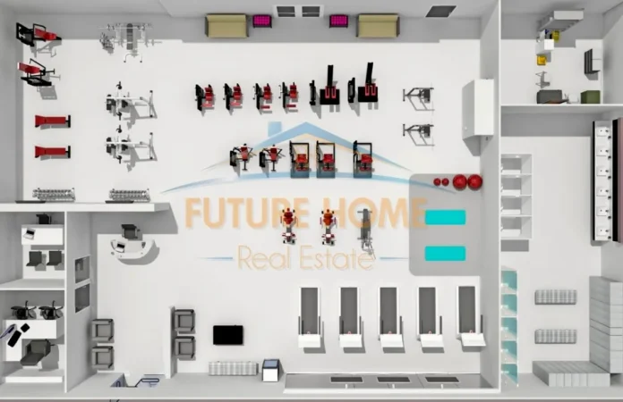 Tirane, jepet me qera apartament Kati 6, 120 m² 830 € (Delijorgji)