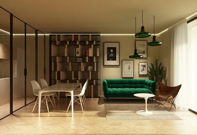 Tirane, jepet me qera apartament 2+1+Aneks+Ballkon Kati 8, 156 m² 2.000 € 