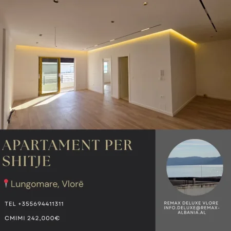 Vlore - Lungomare, shitet apartament 2+1+Ballkon Kati 10, 110 m² 242.000 € (Rruga Dhimitër Konomi, Vlore)