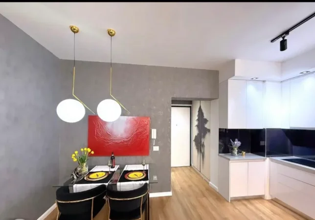 Tirane, jepet me qera apartament 1+1+Ballkon Kati 6, 77 m² 800 € (21 DHJETORI)