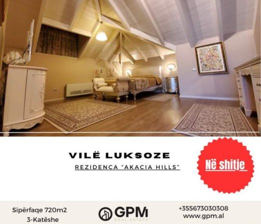 Tirane, shitet Vile 3 Katshe 720 m² 1.100.000 Euro, tek kompleksi  Akacia  Hills