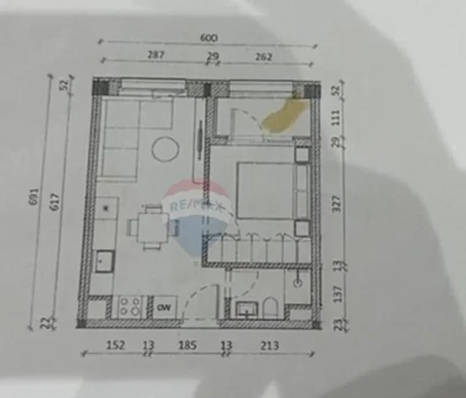 Tirane, shitet apartament 1+1 Kati 2, 47 m² 69.000 € (Ali Dem ID: 530591002-50)