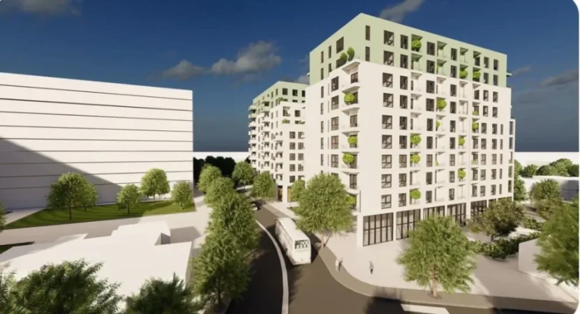 Tirane, shitet apartament 1+1 Kati 7, 65 m² 114.500 € (Parku i Autobuzeve)