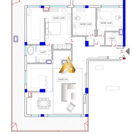 Tirane, shitet apartament 2+1+Ballkon , 111 m² 199.800 € (Rruga Selite e Vjeter)