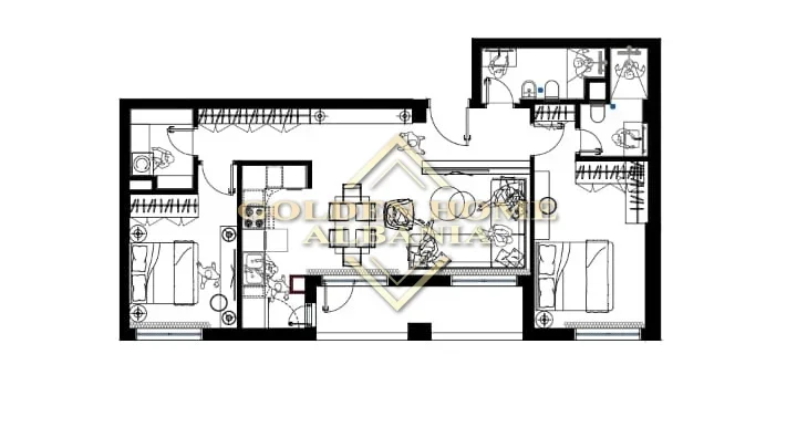 Tirane, shitet apartament , 113 m² (fresk)