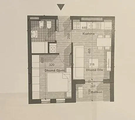 SHITET: 1+1📍Kompleksi Univers City (QTU) - Kt.3 - 68,000€ - Sp.53m²