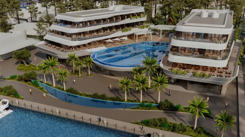 Shitet(2,300€/m2): 2+1 & Ballkon📍Gjiri Lalzit - Porto Lalzi | Yacht Lifestyle (117m2) €270,000