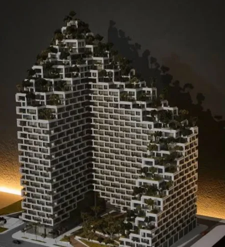 Tirane, shitet apartament 1+1 Kati 12, 76 m² 160.629 € (Zogu i Zi)